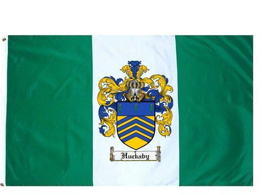 hauck family crest Huckaby Coat of Arms Flag / Family Crest Flag – Family Crests / Coat of Arms  Gifts