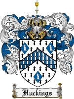 Huckings coat of arms family crest download
