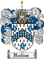 Huckins coat of arms family crest download