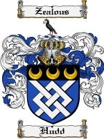 Hudd coat of arms family crest download