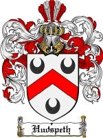 Hudspeth coat of arms family crest download