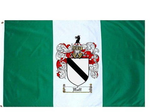 Huff family crest coat of arms flag