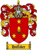 Huffaker coat of arms family crest download