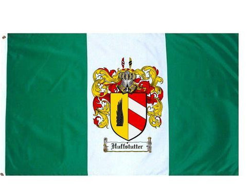 Huffstutter family crest coat of arms flag
