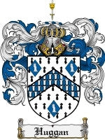 Huggan coat of arms family crest download