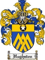 Hughston coat of arms family crest download