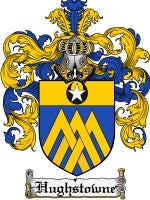 Hughstowne coat of arms family crest download