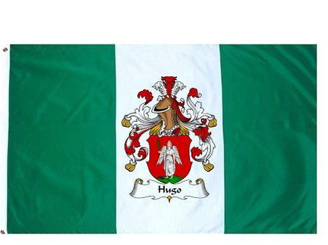 Hugo family crest coat of arms flag
