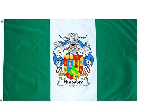 Huidobro family crest coat of arms flag