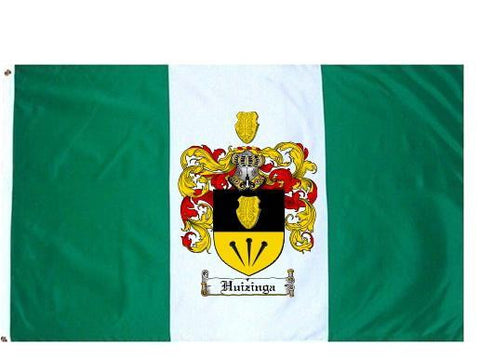 Huizniga family crest coat of arms flag