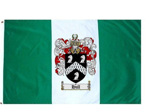 Hull family crest coat of arms flag