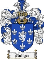 Hullyer coat of arms family crest download