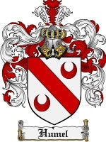 Humel coat of arms family crest download