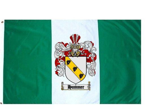 Hummer family crest coat of arms flag