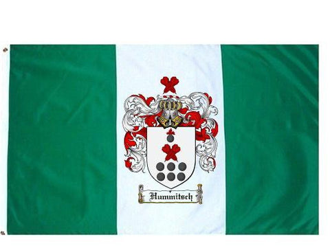 Hummitsch family crest coat of arms flag