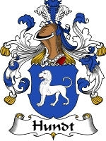 Hundt coat of arms family crest download