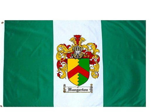 Hungerton family crest coat of arms flag