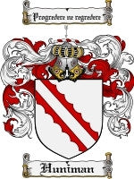 Huniman coat of arms family crest download