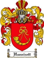 Hunnicott coat of arms family crest download