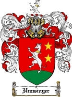 Hunsinger coat of arms family crest download