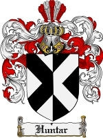 Huntar coat of arms family crest download