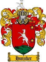 Hunziker coat of arms family crest download