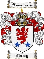 Hurry coat of arms family crest download