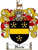 Hurte coat of arms family crest download