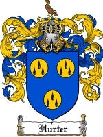 Hurter coat of arms family crest download