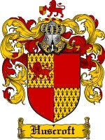 Huscroft coat of arms family crest download