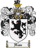 Huse coat of arms family crest download