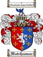 Hutchenson coat of arms family crest download