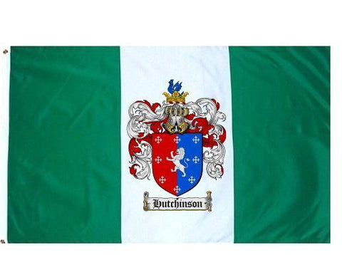 Hutchinson family crest coat of arms flag