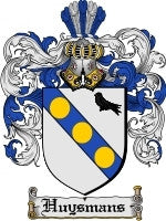 Huysmans coat of arms family crest download