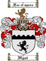 Hyat coat of arms family crest download