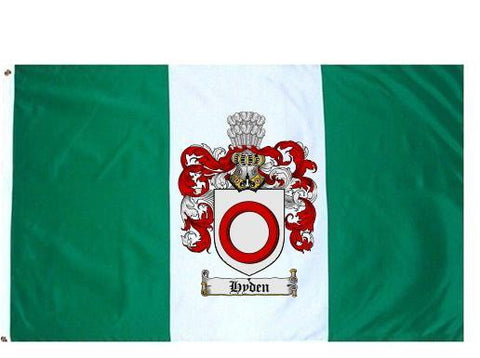Hyden family crest coat of arms flag