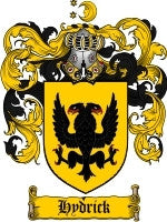 Hydrick coat of arms family crest download