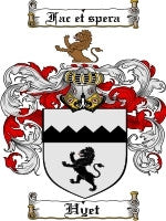 Hyet coat of arms family crest download