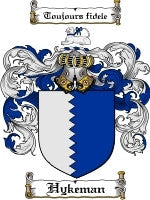 Hykeman coat of arms family crest download