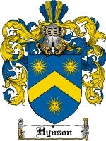 Hynson coat of arms family crest download