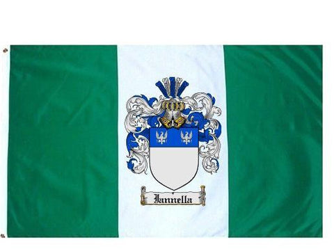 Iannella family crest coat of arms flag