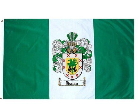 Ibarra family crest coat of arms flag