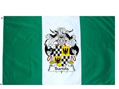 Ibartola family crest coat of arms flag