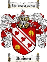 Ibbison coat of arms family crest download