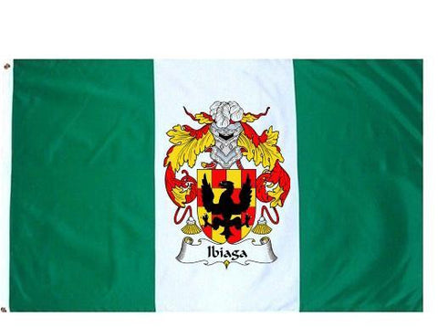 Ibiaga family crest coat of arms flag