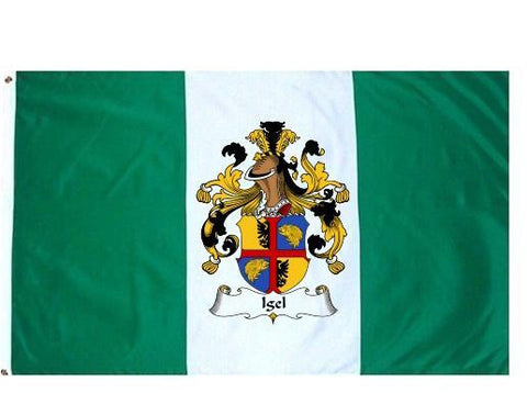Igel family crest coat of arms flag
