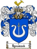 Ignaszak coat of arms family crest download