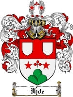 Ihde coat of arms family crest download