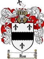 Iles coat of arms family crest download