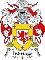 Indriago coat of arms family crest download